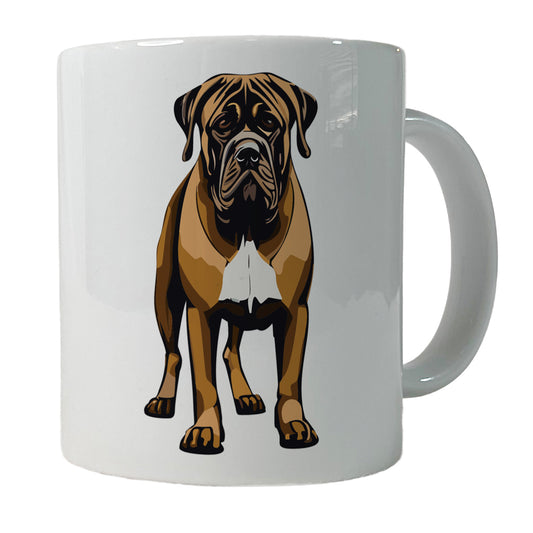 Bullmastiff Dog Standing Ceramic Tea Coffee Mug Cup - 11oz