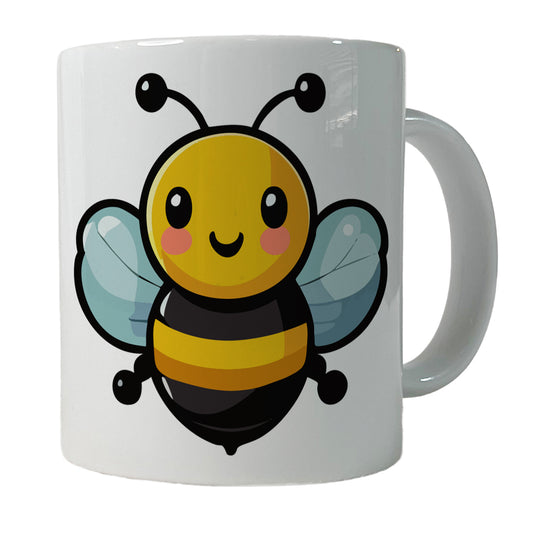 Bumble Bee Happy Ceramic Tea Coffee Mug Cup - 11oz