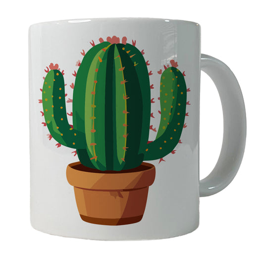 Cactus Green Ceramic Tea Coffee Mug Cup - 11oz