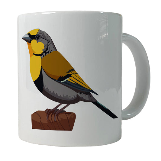 Canary Yellow Bird Ceramic Tea Coffee Mug Cup - 11oz