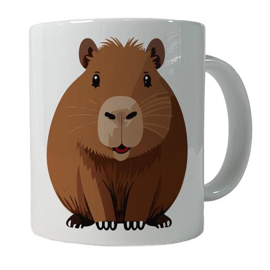 Capybara Happy Ceramic Tea Coffee Mug Cup - 11oz