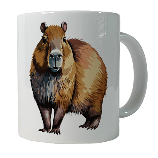 Capybara Standing Ceramic Tea Coffee Mug Cup - 11oz