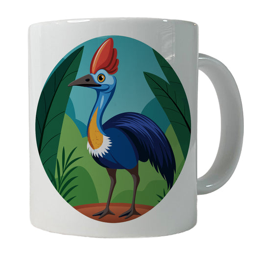 Cassowary Flightless Bird Australian Ceramic Tea Coffee Mug Cup - 11oz