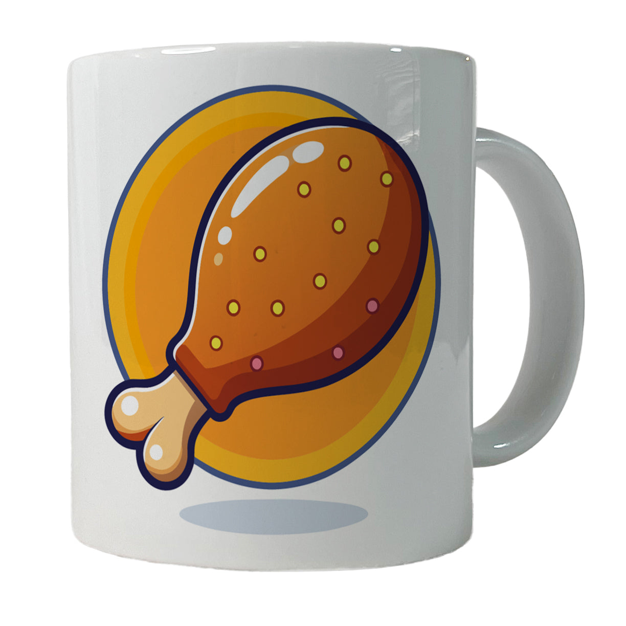 Chicken Drumstick Ceramic Tea Coffee Mug Cup - 11oz