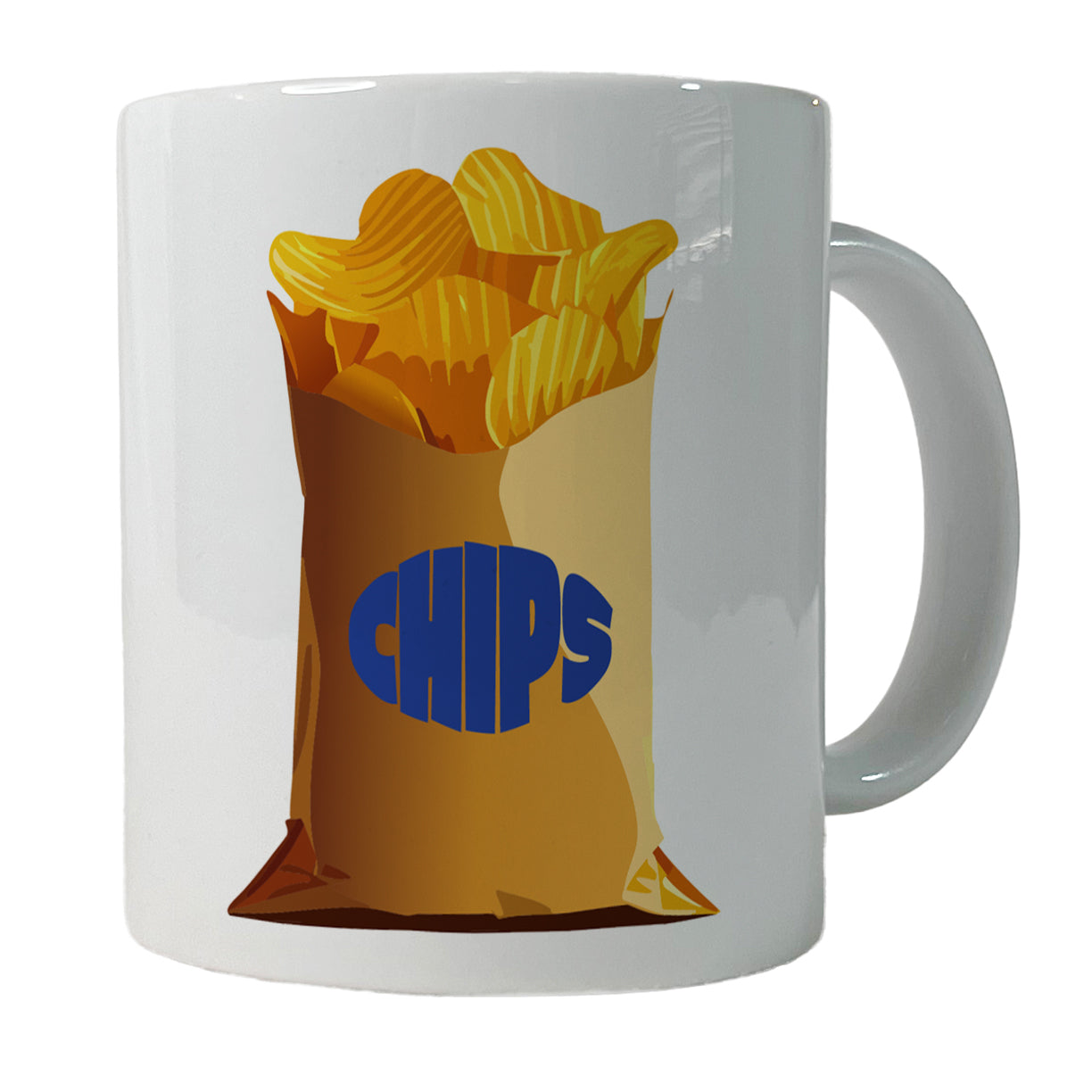 Chips Bag Snack Food Ceramic Tea Coffee Mug Cup - 11oz