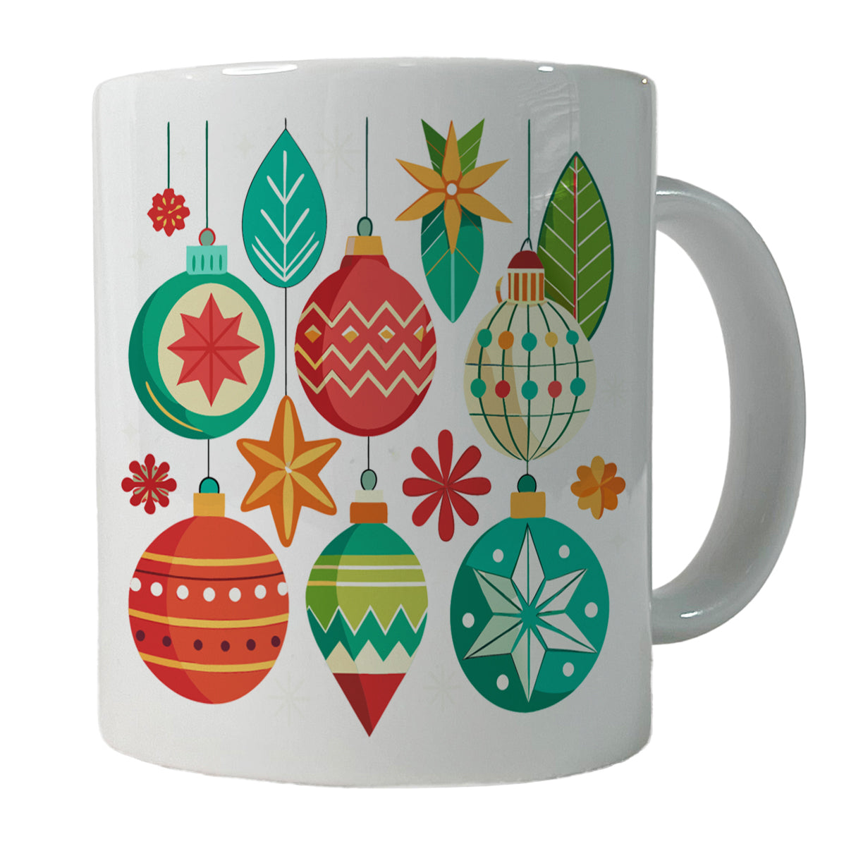Christmas Ornaments Modern Ceramic Tea Coffee Mug Cup - 11oz