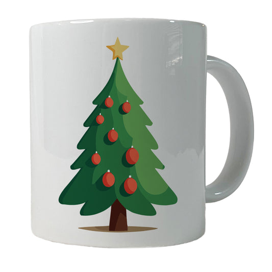 Christmas Tree Cute Ceramic Tea Coffee Mug Cup - 11oz
