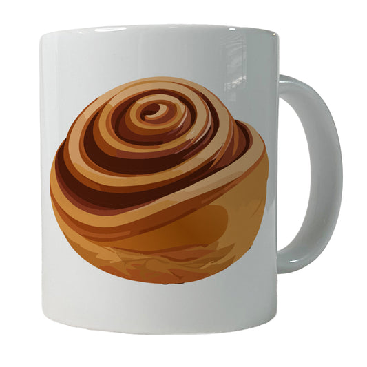 Cinnamon Roll Bun Ceramic Tea Coffee Mug Cup - 11oz