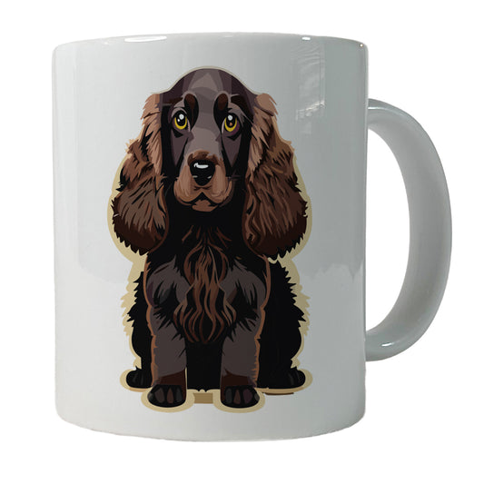 Cocker Spaniel Dark Standing Ceramic Tea Coffee Mug Cup - 11oz