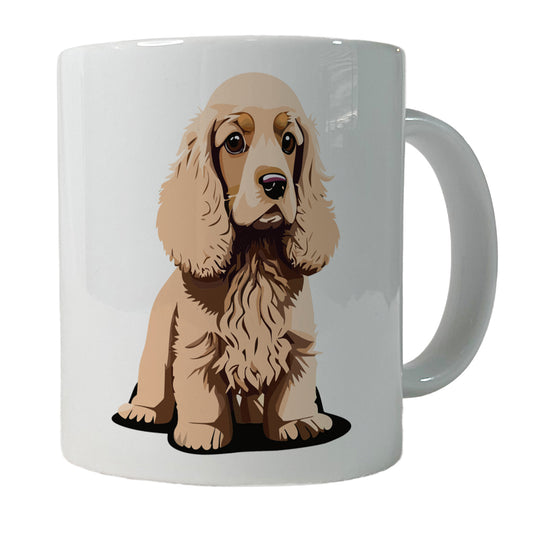 Cocker Spaniel Standing Ceramic Tea Coffee Mug Cup - 11oz