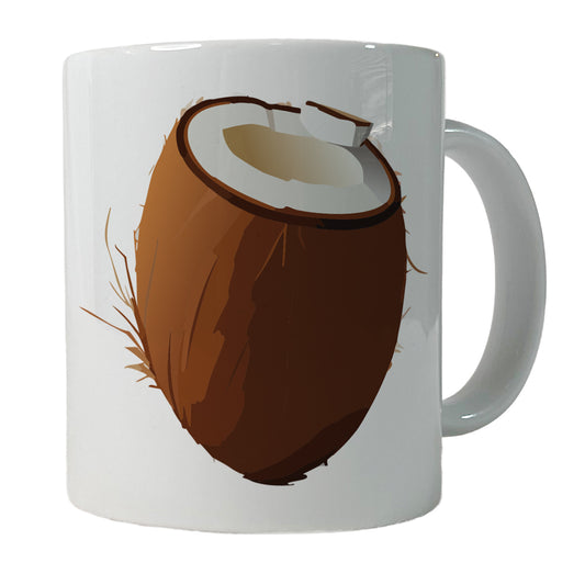 Coconut Tropical Fruit Ceramic Tea Coffee Mug Cup - 11oz