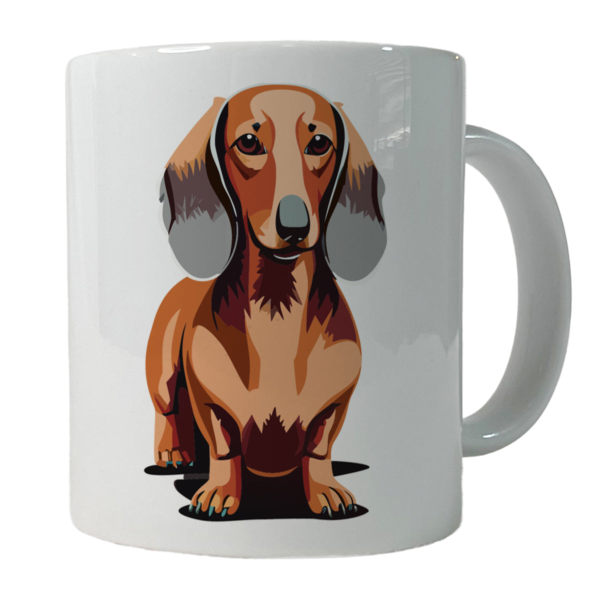Dachshund Dog Standing Ceramic Tea Coffee Mug Cup - 11oz