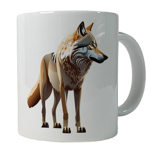 Dire Wolf Standing Ceramic Tea Coffee Mug Cup - 11oz
