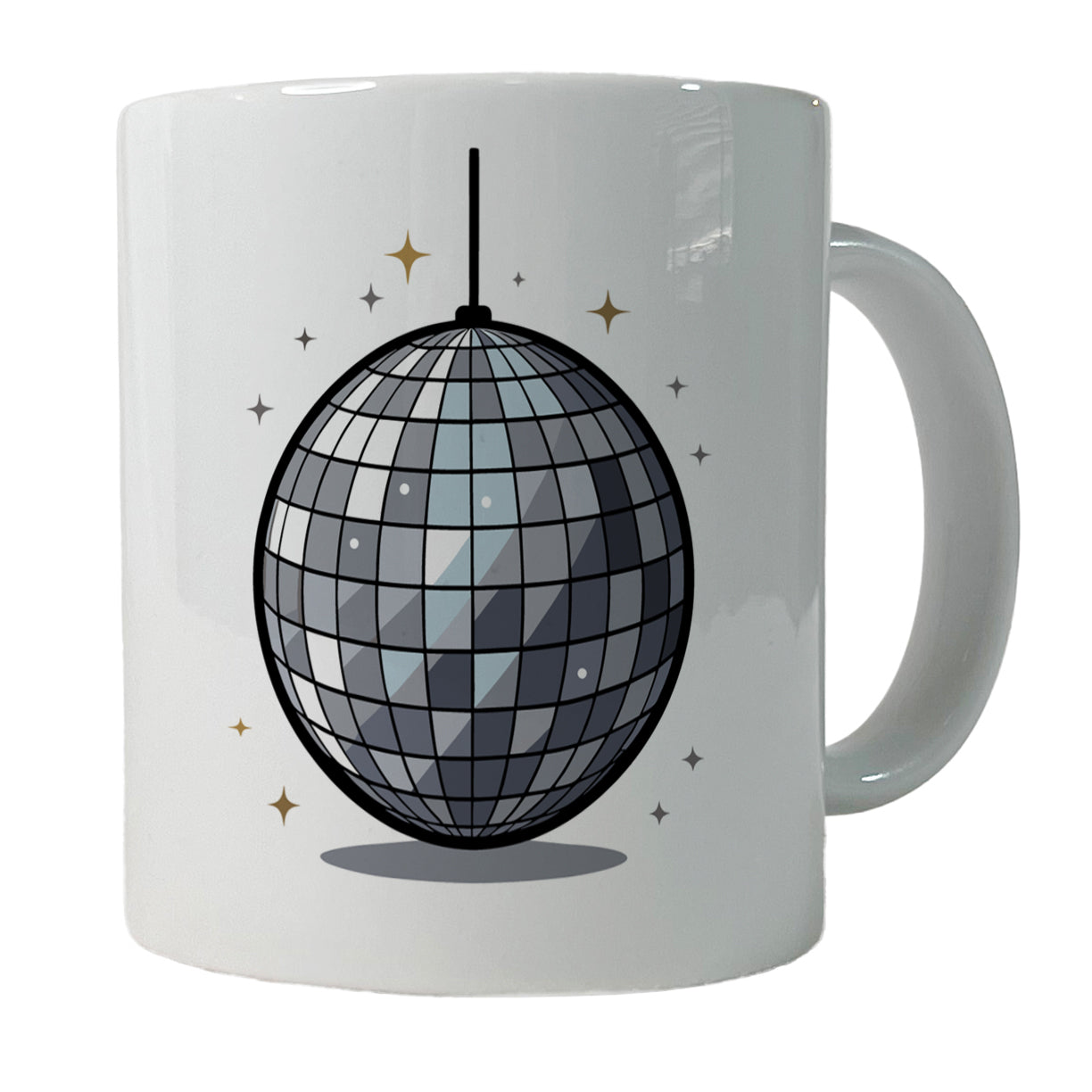Disco Ball Ceramic Tea Coffee Mug Cup - 11oz