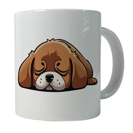 Dog Puppy Napping Sleeping Cute Ceramic Tea Coffee Mug Cup - 11oz