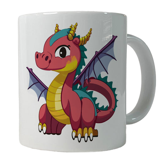 Dragon Colorful Ceramic Tea Coffee Mug Cup - 11oz
