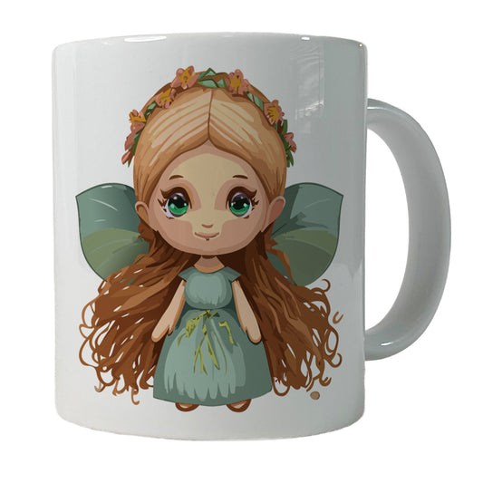 Fairy Cottagecore Pixie Ceramic Tea Coffee Mug Cup - 11oz