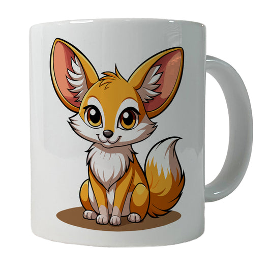 Fennec Fox Cute Ceramic Tea Coffee Mug Cup - 11oz