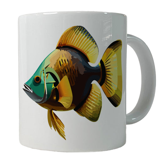 Fish Tropical Ceramic Tea Coffee Mug Cup - 11oz
