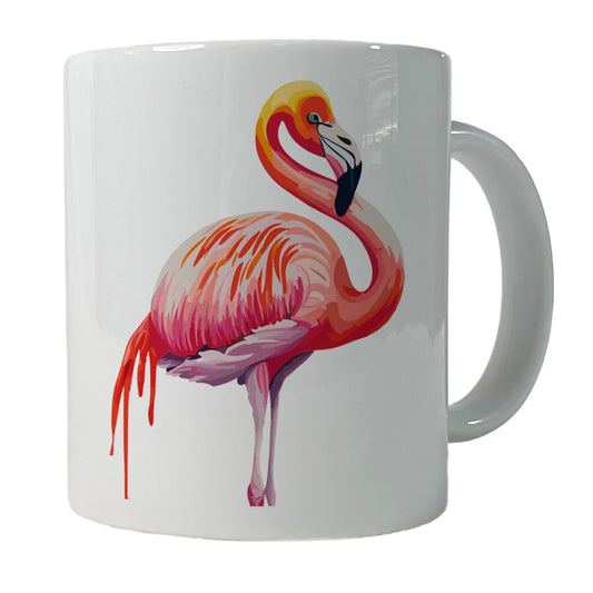 Flamingo Colorful Ceramic Tea Coffee Mug Cup - 11oz