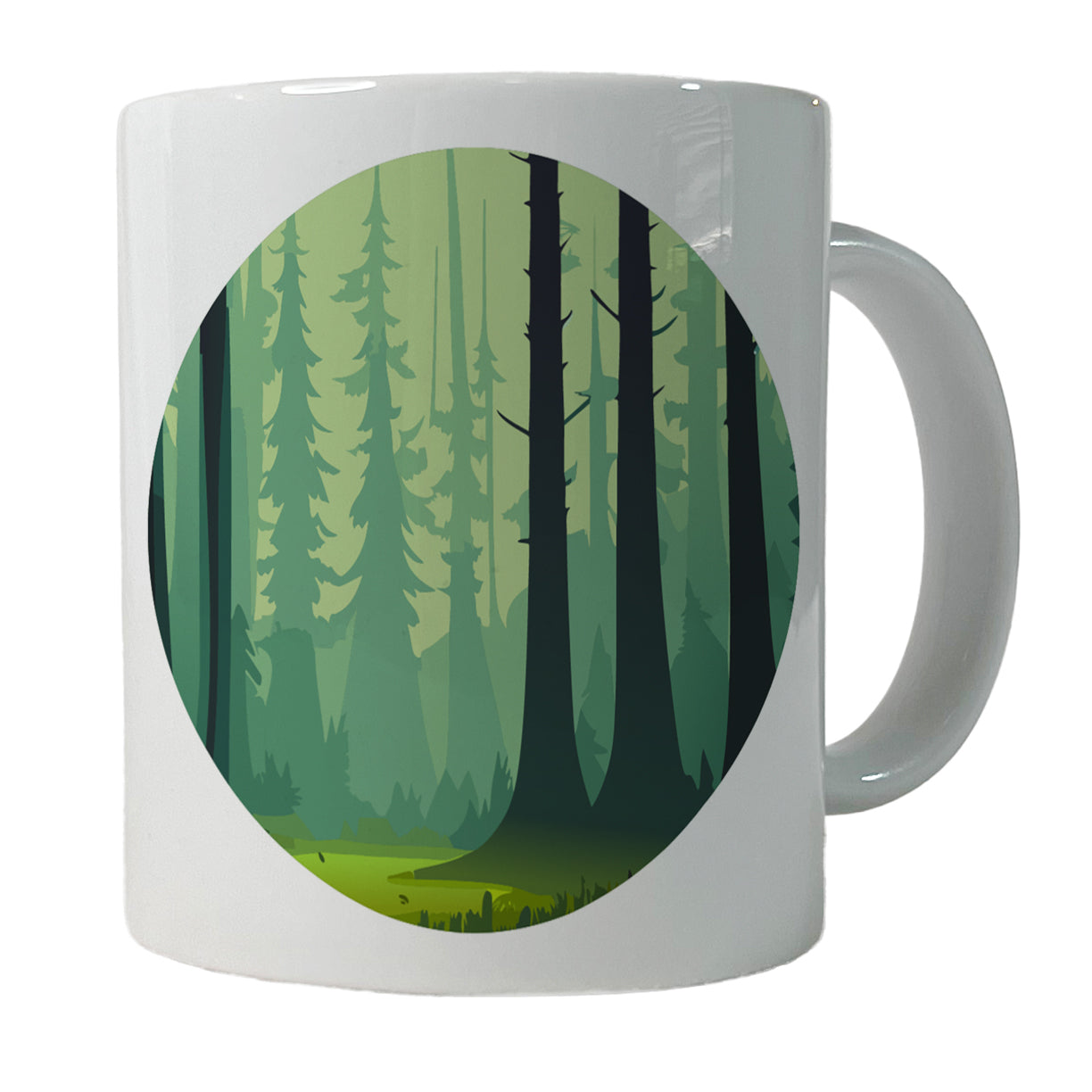 Forest Trees Wilderness Enchanted Ceramic Tea Coffee Mug Cup - 11oz