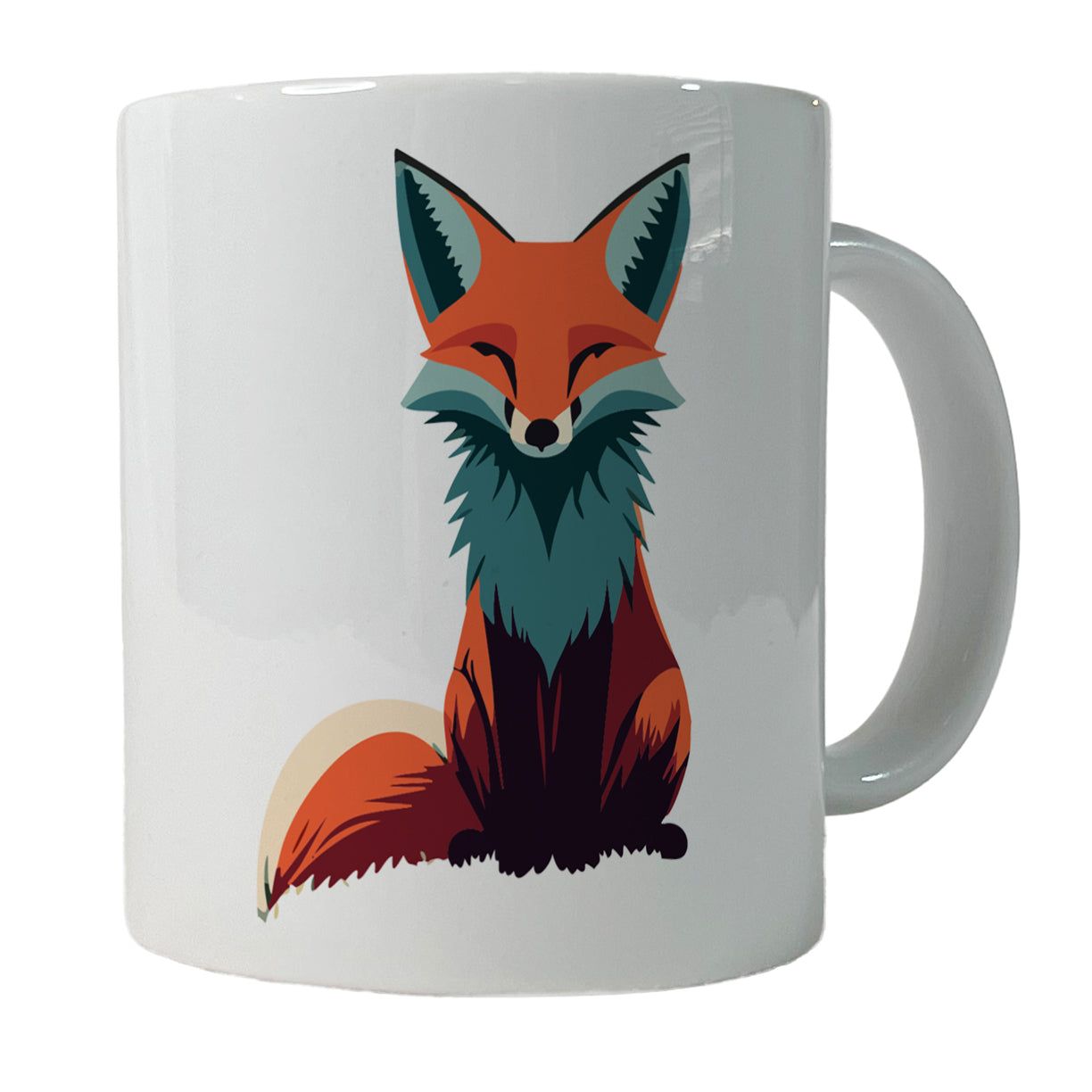 Fox in Forest Woodland Wilderness Ceramic Tea Coffee Mug Cup - 11oz