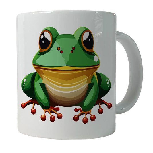 Frog Cute Ceramic Tea Coffee Mug Cup - 11oz