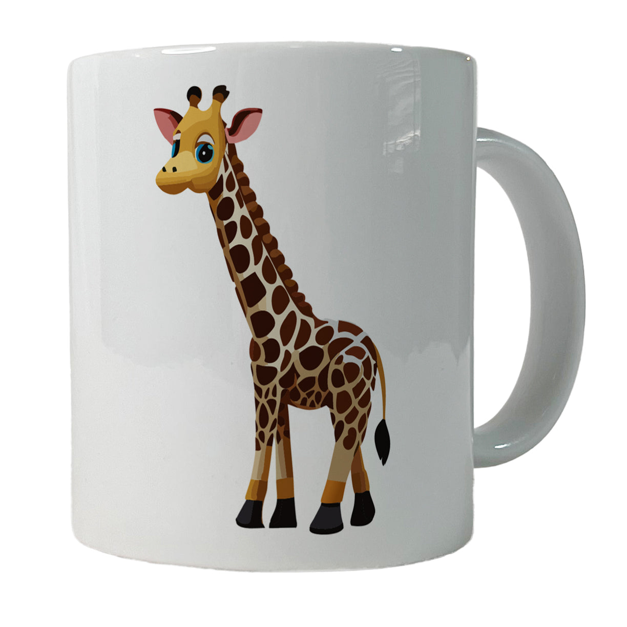 Giraffe Standing Cute Baby Ceramic Tea Coffee Mug Cup - 11oz