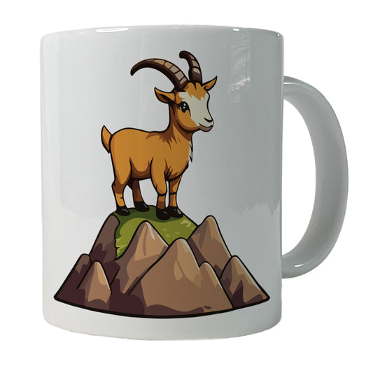 Goat Mountain Cute Ceramic Tea Coffee Mug Cup - 11oz