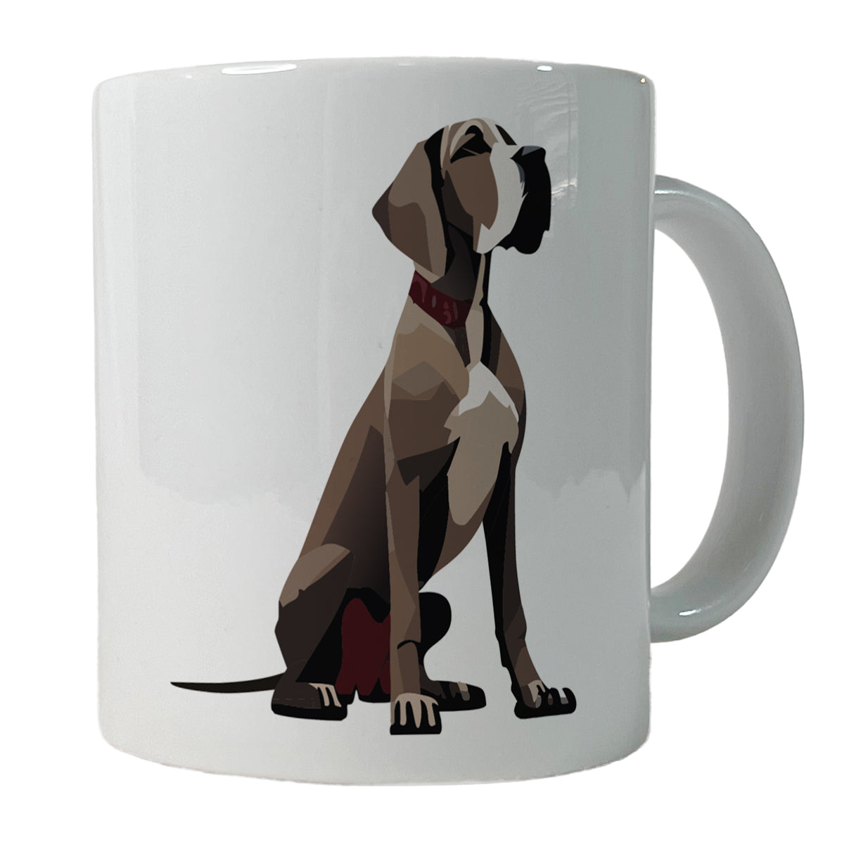 Great Dane Dog Sitting Ceramic Tea Coffee Mug Cup - 11oz