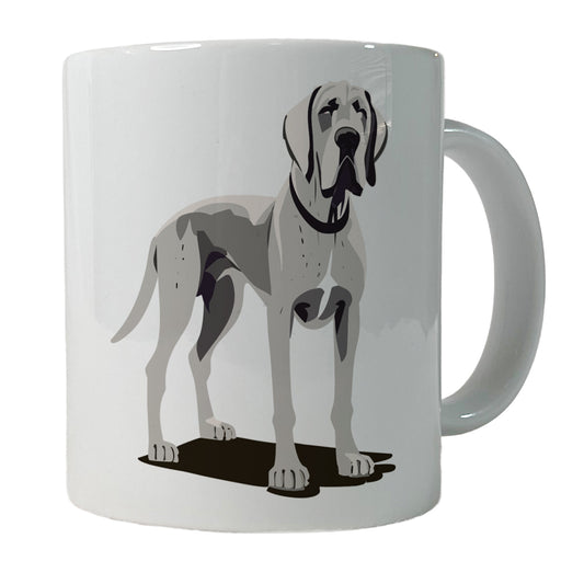 Great Dane Dog Standing Ceramic Tea Coffee Mug Cup - 11oz