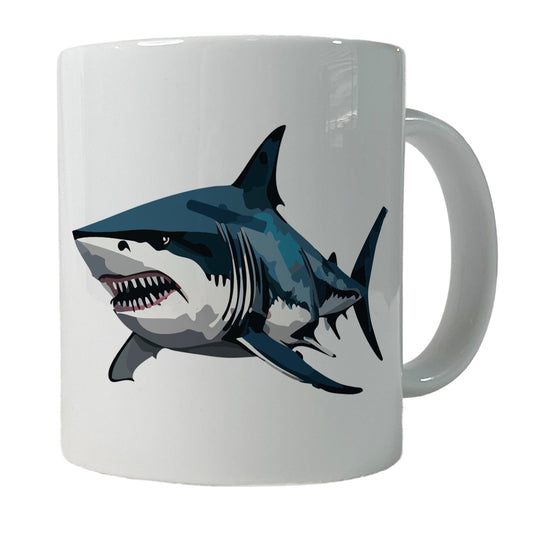 Great White Shark Ceramic Tea Coffee Mug Cup - 11oz