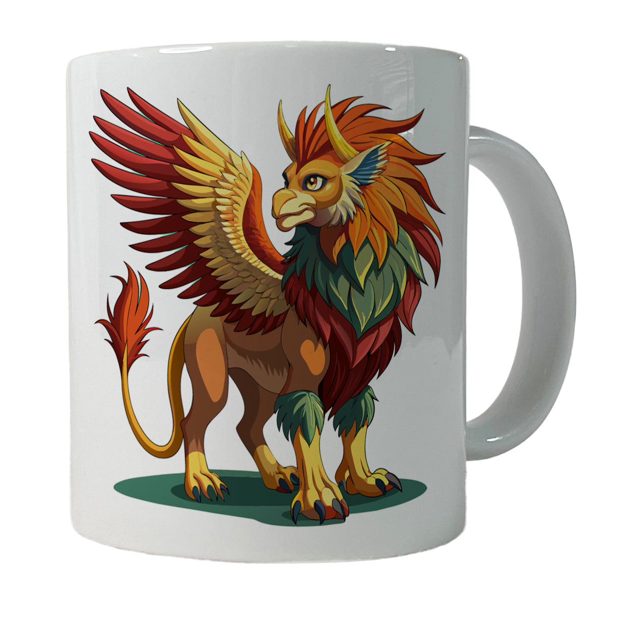 Griffin Greek Mythology Ceramic Tea Coffee Mug Cup - 11oz
