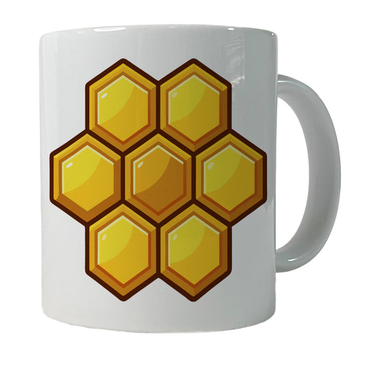 Honeycomb Elegant Ceramic Tea Coffee Mug Cup - 11oz