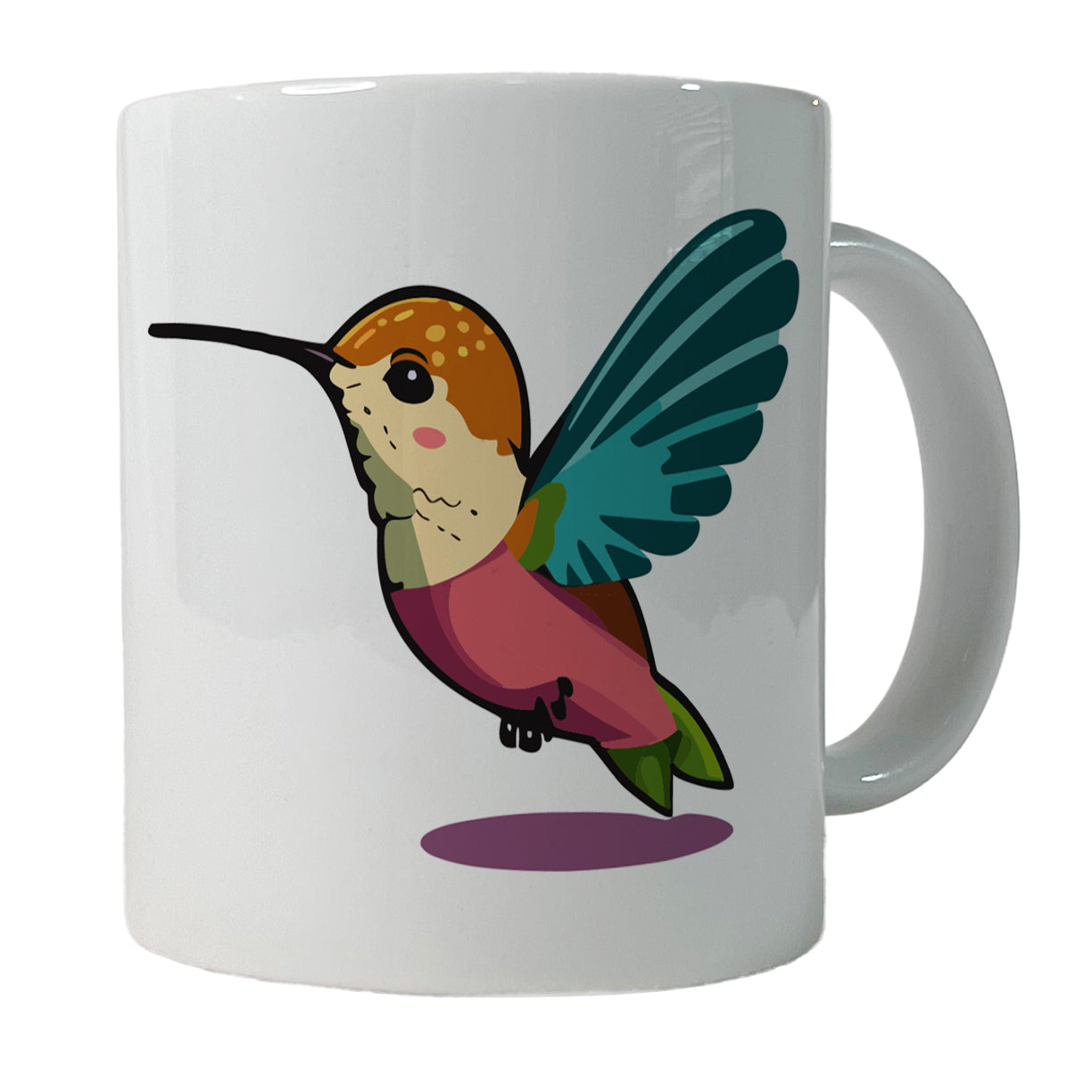 Hummingbird Cute Ceramic Tea Coffee Mug Cup - 11oz