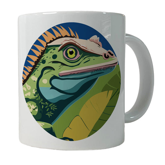 Iguana Lizard Reptile Ceramic Tea Coffee Mug Cup - 11oz