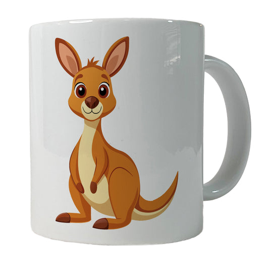 Kangaroo Cute Ceramic Tea Coffee Mug Cup - 11oz