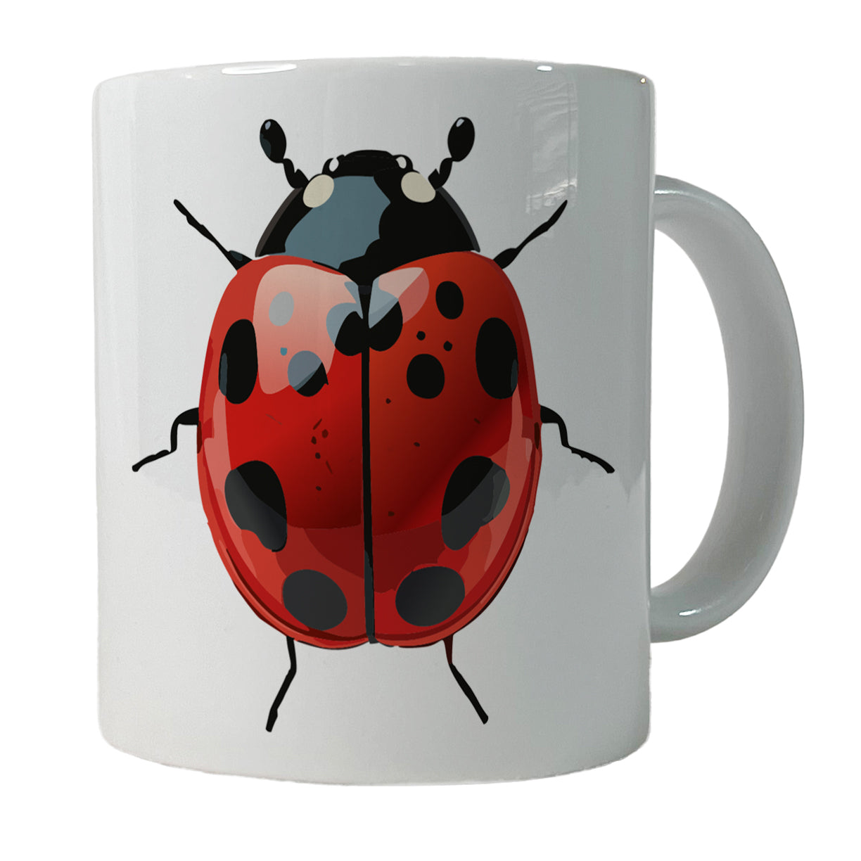 Ladybug Pretty Ceramic Tea Coffee Mug Cup - 11oz