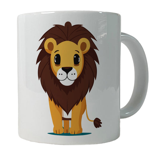 Lion Standing Ceramic Tea Coffee Mug Cup - 11oz