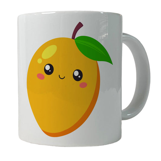 Mango Cute Happy Fruit Ceramic Tea Coffee Mug Cup - 11oz