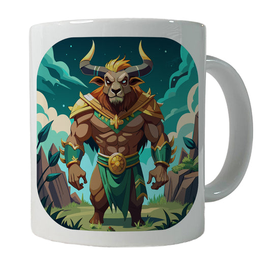 Minotaur Greek Mythology Ceramic Tea Coffee Mug Cup - 11oz