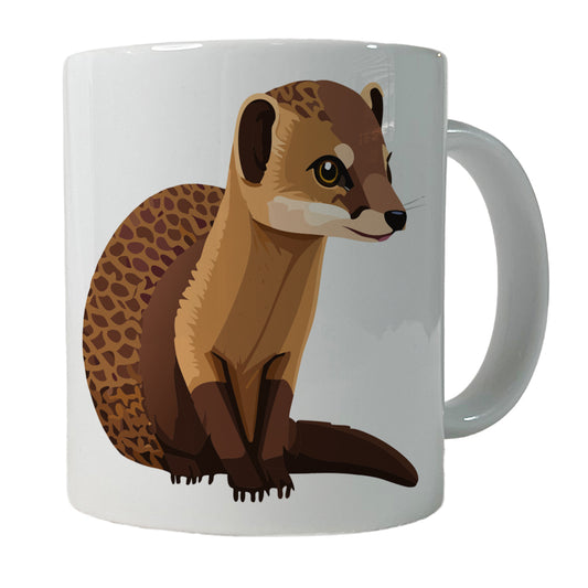 Mongoose Animal Ceramic Tea Coffee Mug Cup - 11oz