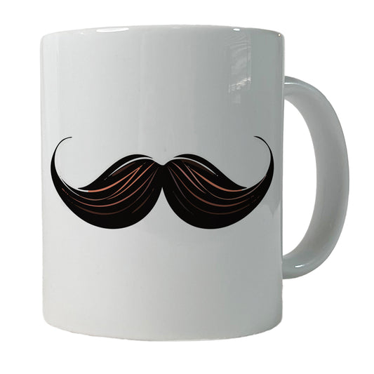 Mustache Funny Ceramic Tea Coffee Mug Cup - 11oz