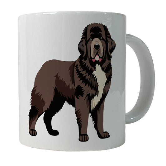 Newfoundland Dog Standing Ceramic Tea Coffee Mug Cup - 11oz