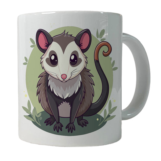 Opossum Cute Animal Ceramic Tea Coffee Mug Cup - 11oz