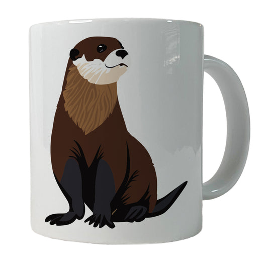 Otter on the Beach Ocean Sea Ceramic Tea Coffee Mug Cup - 11oz