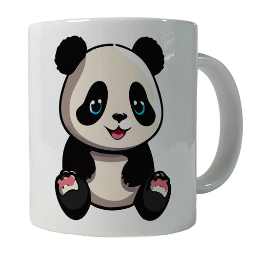 Panda Cute Smiling Ceramic Tea Coffee Mug Cup - 11oz