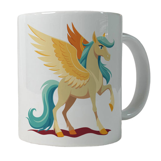 Pegasus Winged Horse Greek Mythology Ceramic Tea Coffee Mug Cup - 11oz