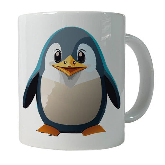 Penguin Standing Ceramic Tea Coffee Mug Cup - 11oz