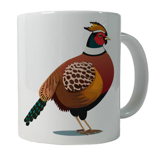 Pheasant Bird Hunting Ceramic Tea Coffee Mug Cup - 11oz